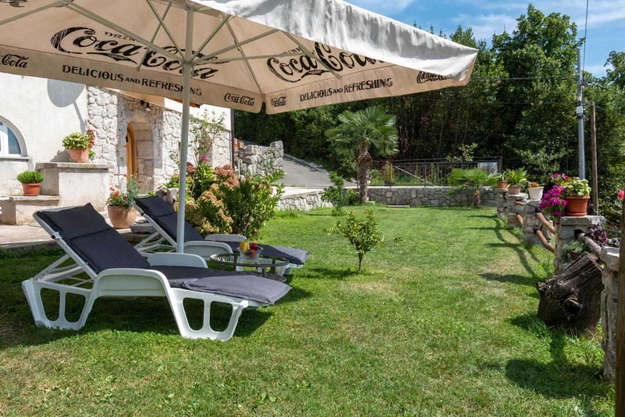 Sea View Apartment With Garden Near Opatija Veprinac Exterior photo